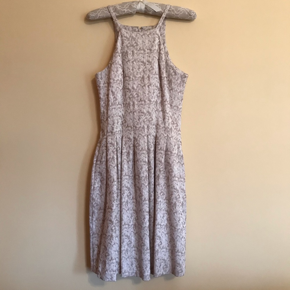 Cream & White Calvin Klein Summer Dress Size 2
